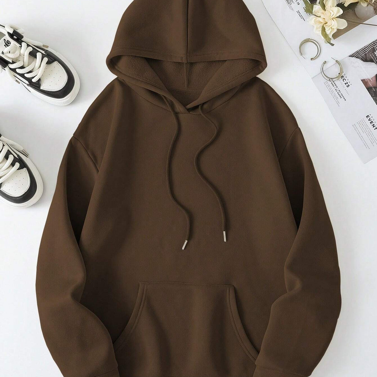 FAITH OVER FEAR Dropped Shoulder Hoodie