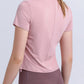 Round Neck Short Sleeve Active Top