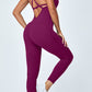 Crisscross Spaghetti Strap Active Jumpsuit