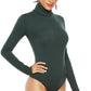 Ribbed Turtleneck Long Sleeve Bodysuit