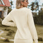 Square Neck Long Sleeve Blouse