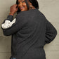 Sew In Love Full Size Lace Patch Detail Sweater