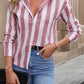 Perfee Striped Long Sleeve Shirt