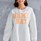 GAME DAY Long Sleeve Round Neck Sweatshirt