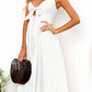 Cutout Smocked Sweetheart Neck Cami Dress