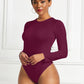 Round Neck Long Sleeve Bodysuit